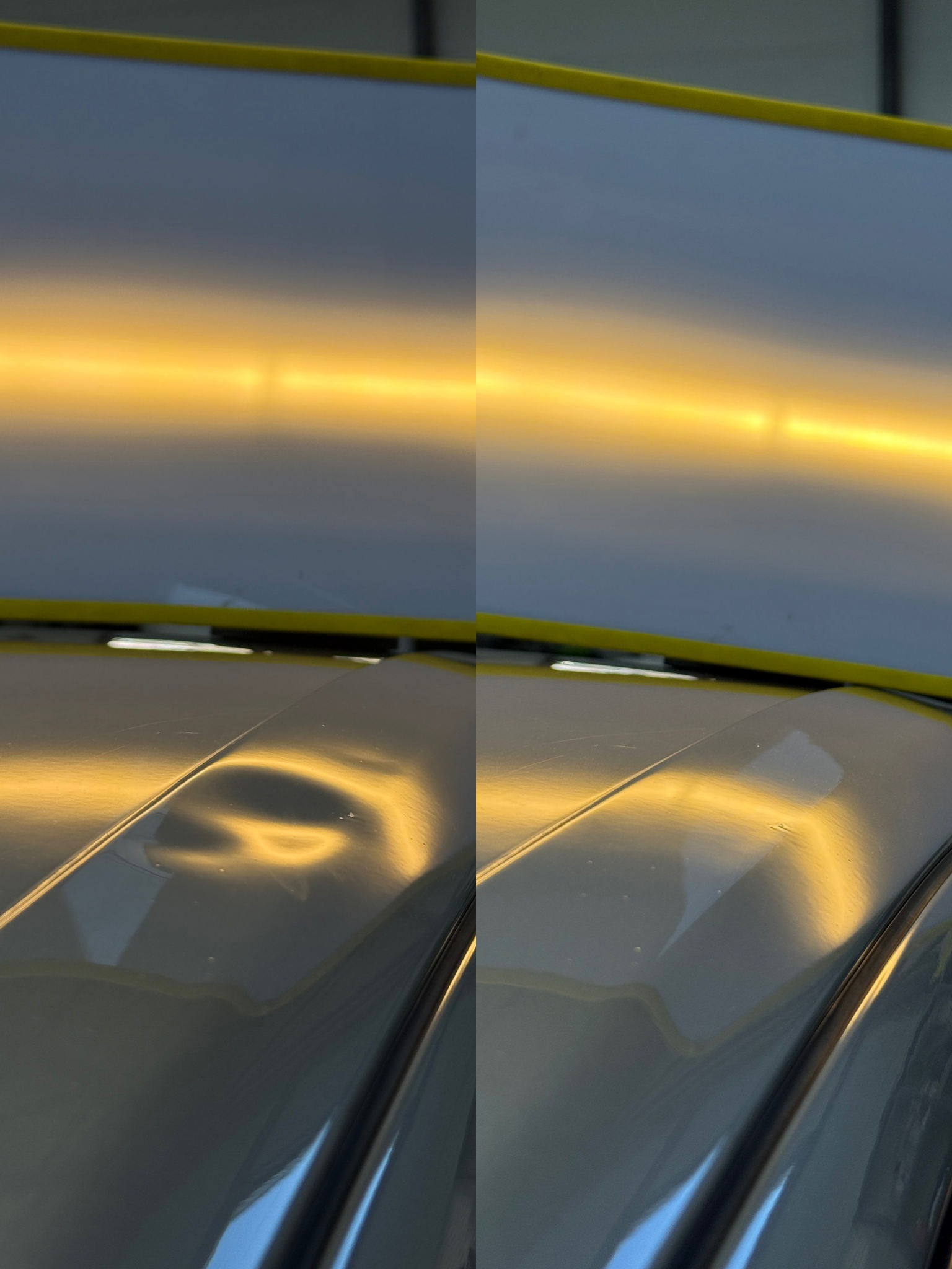 Arcadă cu lovituri adânci reparate fără vopsire (PDR)