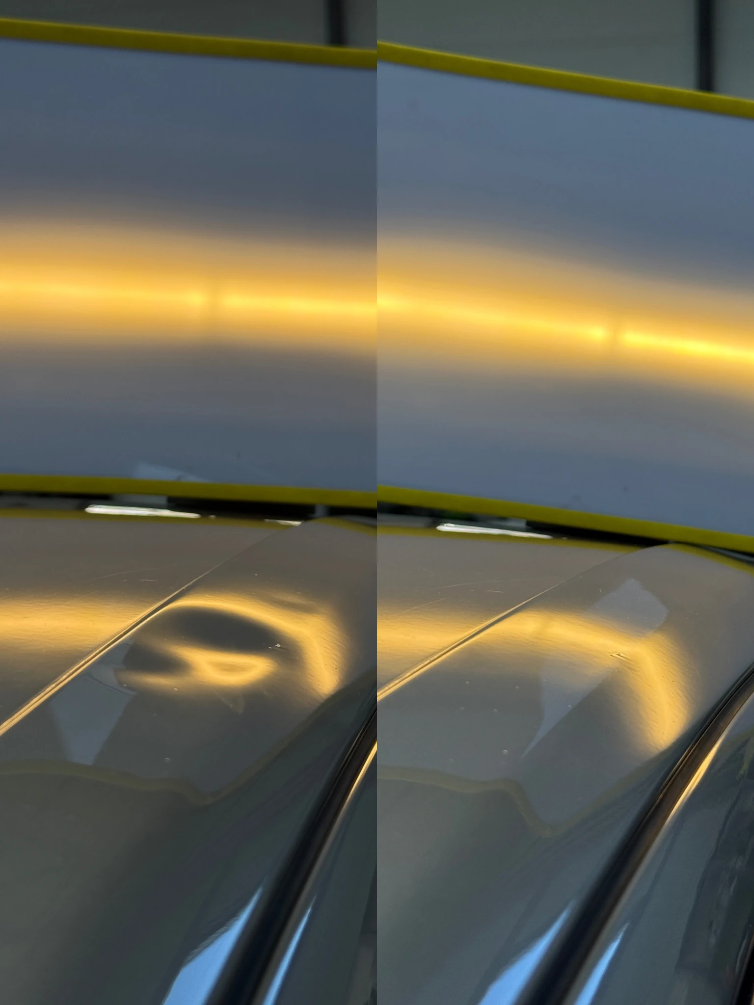 Arcadă cu lovituri adânci reparate fără vopsire (PDR)
